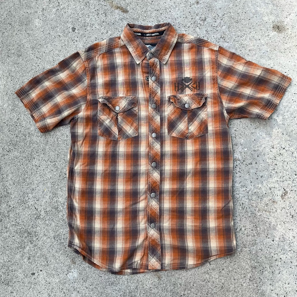 Harley Davidson Button Up with Insane Details